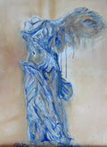 Winged Victory of Samothrace (Blue Study) SOLD